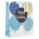 Sacoșă Cadou, Happy Birthday, Multicolor, 26x10x32cm, Oem