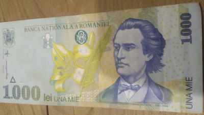 Romania postdecembrista 1000 lei 1998 foto