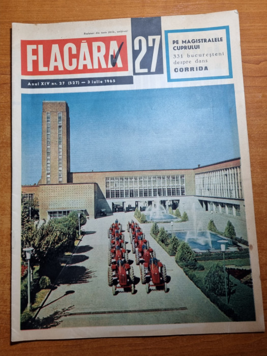flacara 26 iunie 1965- barajului vidraru,portile de fier,festivalul mamaia