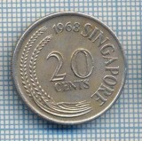 AX 553 MONEDA- SINGAPORE - 20 CENTS -ANUL 1968 -STAREA CARE SE VEDE, Africa