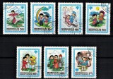 MONGOLIA 1980 - Copii, aniversari / serie completa