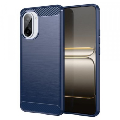 Husa pentru OnePlus Nord CE5, Techsuit, Carbon, Albastra foto