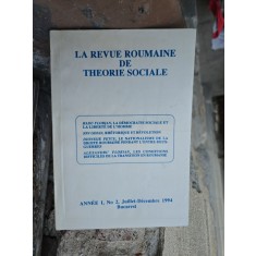 La Revue Roumaine de Theorie Sociale - Radu Florian, Ion Goian, Dionisie Petcu, Alexandru Florian