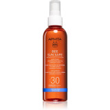 Apivita Bee Sun Safe Satin Touch Oil SPF30 ulei pentru plaja SPF 30 200 ml