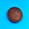 2 Pfennig 1938 lit. G -Germania-stare buna-patina-