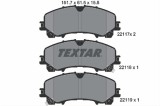 Set placute frana TEXTAR 2211701