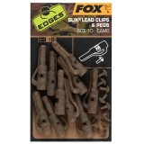 Clips Plumb Pierdut + Pin Fox Edges Camo Slik Lead Clip &amp; Pegs Nr.10