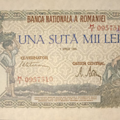 SD0069 Romania 100000 lei 1 aprilie 1946