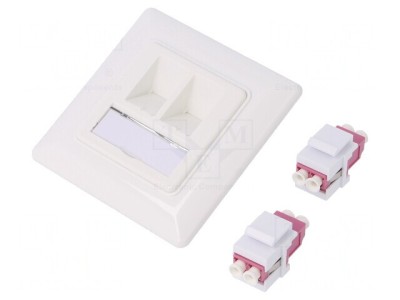 Conector fibră optică duplex LC foto