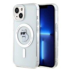 Husa Karl Lagerfeld IML Choupette MagSafe pentru iPhone 15 Transparent foto
