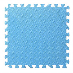 Covoras puzzle xl, 60x60 cm, grosime 2 cm, spuma eva, 2 piese culoare albastru