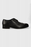 Joop! pantofi de piele Kleitos barbati, culoarea negru, 4140004393, Joop!
