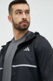 Cumpara ieftin Adidas Performance jachetă de alergare Own the Run culoarea negru, de tranzitie