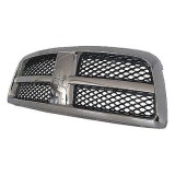 Grila radiator Dodge Ram (Ds/ Dj), 09.2008-2012, Cu Rama Cromata, Honey Comb, Complet, 55372059AB