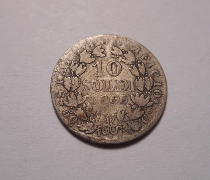 Vatican 10 Soldi 1866