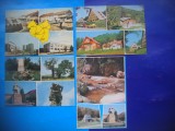 HOPCT LOT 2330 ASPECTE DIN ...JUD COVASNA -4 CARTI POSTALE-CIRCULATE