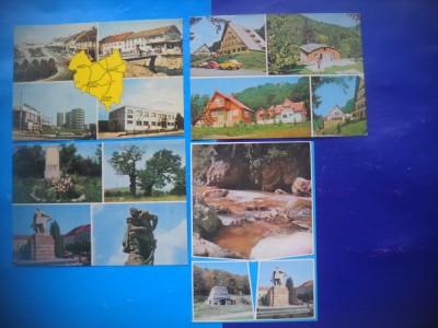 HOPCT LOT 2330 ASPECTE DIN ...JUD COVASNA -4 CARTI POSTALE-CIRCULATE foto