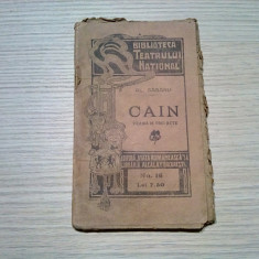CAIN (drama) - Al. Sabaru - Biblioteca Teatrului National No.16, 77 p.