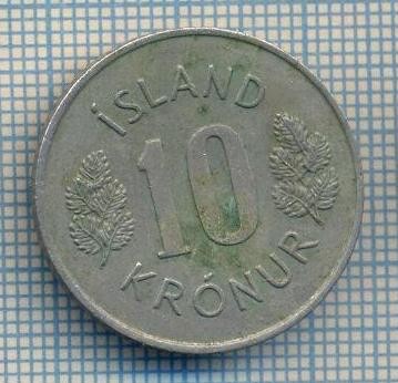 AX 155 MONEDA - ISLANDA - 10 KRONUR -ANUL 1977 -STAREA CARE SE VEDE