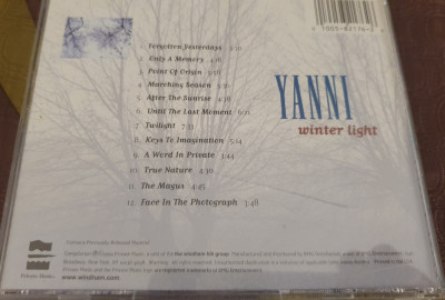 CD Yanni, Winter light, original USA 2000 foto