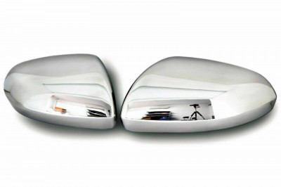 Ornamente cromate din inox pentru oglinzi Dacia Duster 2 2018-2024 foto