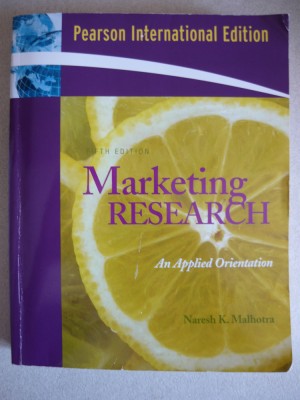 NARESH K. MALHOTRA - MARKETING RESEARCH - 2007 foto