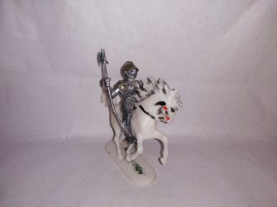 bnk jc Germania - Jean Hoeffler - cavaler medieval cu halebarda - calare foto