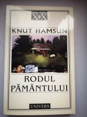 Rodul pamantului - Knut Hamsun foto