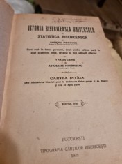 Eugeniu Popovici - Istoria Bisericeasca Universala si Statistica Bisericeasca Vol. I