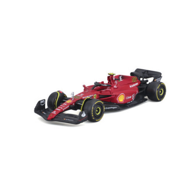 Macheta Masinuta Bburago 1:43 Ferrari F1 2022 #55 Carlos Sainz, 36832-55 foto