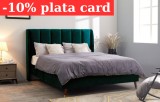 Pat Belmonde 160x200 cm Tapitat Catifea Verde Somiera Inclusa (cod ML 2304-14)