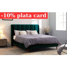 Pat Belmonde 160x200 cm Tapitat Catifea Verde Somiera Inclusa (cod ML 2304-14)