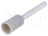 Terminal cablu 0.75mmp 10mm izolat gri
