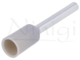 Terminal cablu 0.75mmp 10mm izolat gri