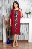 Rochie De Ocazie Nisa Marsala - 46Marimea, Yves