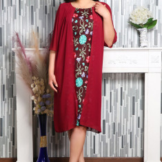 Rochie De Ocazie Nisa Marsala - 46Marimea