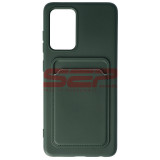 Toc TPU Card Holder Samsung Galaxy A72 Dark Green