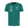Aston Martin tricou de bărbați Alonso official Teamline Replica green F1 Team 2025 - M