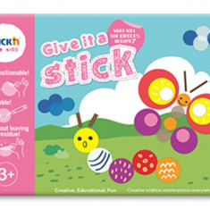 Carte Creativa Stick"n Give It A Stick - Cercuri (+3 Ani)