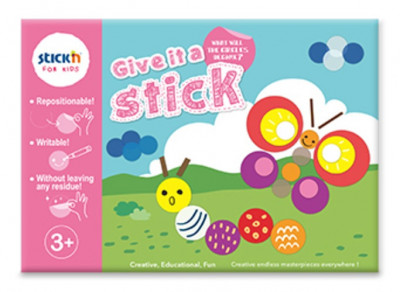 Carte Creativa Stick&amp;quot;n Give It A Stick - Cercuri (+3 Ani) foto