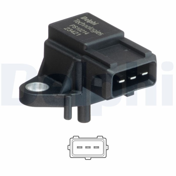 DELPHI PS10214 Senzor, presiune galerie admisie