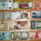 COLECTIE LOT 20 BANCNOTE DIFERITE DIN 17 TARI AFRICA SI ASIA UNC **