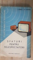 Sfaturi pentru telespectatori- I.Cipere, M.Handra