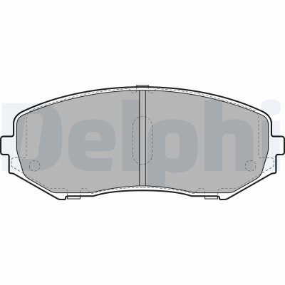 DELPHI LP2001 set placute frana,frana disc foto