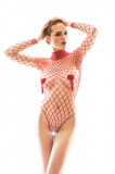 Anais Body Forca S/M Rosu Lenjerie Sexy Dama Plasa Poliamida Elastan