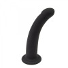 Realiste simple - Loving Joy Dildo Curbat din Silicon cu Ventuza 12 cm