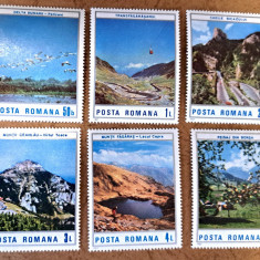 TIMBRE ROMANIA MNH LP1182/1987 -Peisaje turistice -Serie simplă