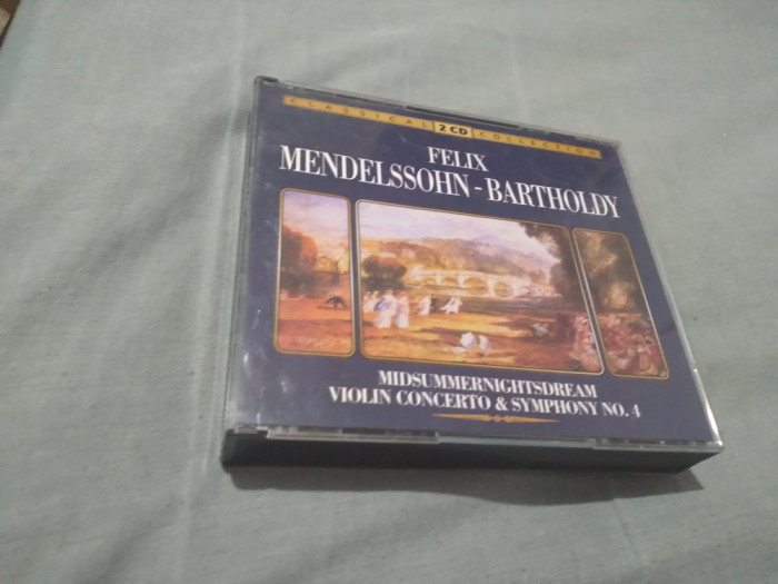 DUBLU CD 2 CD FELIX MENDELSSOHN - BARTHOLDY ORIGINAL