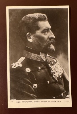Carte Poștală foto Ferdinand necirculată &amp;icirc;nceput sec. XX foto