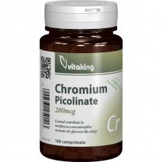 Picolinat de Crom 200mcg Vitaking 100cpr